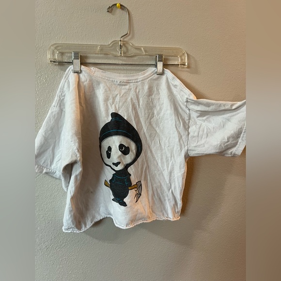 ENJOI CROPPED SHORT SLEEVE T SHIRT SIZE SMALL - Picture 3 of 4